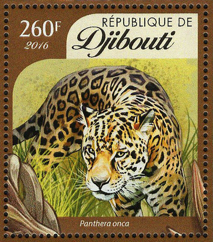 Big Cats Stamp Panthera Onca Wild Animal S/S MNH #895