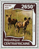 African Wild Dog Stamp Lycaon Pictus Souvenir Sheet MNH #6014 / Bl.1424