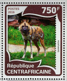 African Wild Dog Stamp Lycaon Pictus Souvenir Sheet MNH #6010-6013