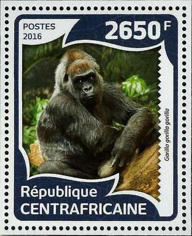 Gorillas Stamp Gorilla Wild Animal Souvenir Sheet MNH #5954 / Bl.1412