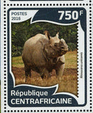 Rhinoceros Stamp Diceros Bicornis Rhinoceros Unicornis S/S MNH #5970-5975