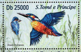 Kingfishers Stamp Alcedo Thomensis Birds S/S MNH #5096-5099