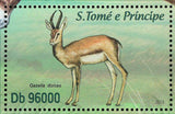 Antelopes Stamp Gazella Dorcas Pandion Haliaetus Gazella Dama S/S MNH #5144