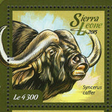 Buffalo Stamp Syncerus Caffer African Fauna S/S MNH #6042-6047