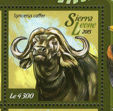 Buffalo Stamp Syncerus Caffer African Fauna S/S MNH #6042-6047