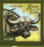 Buffalo Stamp Syncerus Caffer African Fauna S/S MNH #6042-6047