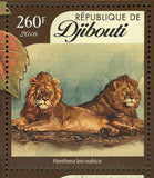 Lions Stamp Panthera Leo Nubica Azandica Souvenir Sheet MNH #899-902