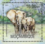 Elephant Stamp Loxodonta Africana Bubulcus Ibis S/S MNH #6697-6700