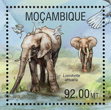 Elephant Stamp Loxodonta Africana Bubulcus Ibis S/S MNH #6697-6700