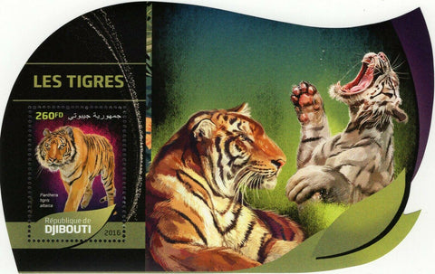 Tigers Stamp Panthera Tigris Altaica Souvenir Sheet MNH #1311