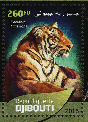 Tigers Stamp Panthera Tigris Altaica Souvenir Sheet MNH #1310