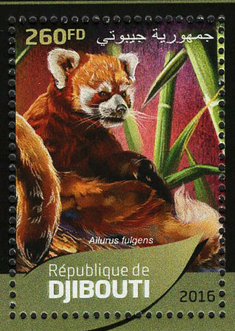 Pandas Stamp Ailurus Fulgens Wild Animal Souvenir Sheet MNH #1294