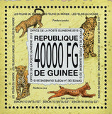 Cats Stamp Panthera Onca Panthera Pardus Lynx Pardinas S/S MNH #10104 / Bl.2302