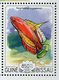 Fish Stamp Chaetodipterus Faber Zanclus Cornutus S/S MNH #7720-7723