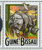 Rhinoceros Stamp Rhino Unicornis Dicerorhinus Sumatrensis S/S MNH #7925-7928