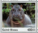 Hippopotamus Stamp Hippo Amphibious Souvenir Sheet MNH #8705-8710