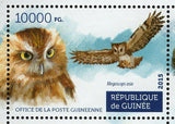 Owls Stamp Bubo Zeylonensis Pseudoscops Clamator S/S MNH #11183-11186