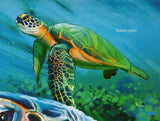 Turtles Stamp Eretmochelys Imbricata S/S MNH #11177 / Bl.2531