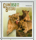 Lions Stamp Panthera Leo Wild Animal Souvenir Sheet MNH #7611-7614