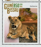 Lions Stamp Panthera Leo Wild Animal Souvenir Sheet MNH #7611-7614