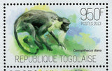 Monkeys Pan Troglodytes Wild Animal Souvenir Sheet MNH #5279-5281