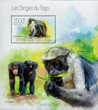 Monkeys Stamp Cercopithecus Diana Souvenir Sheet MNH #5282 / Bl.879