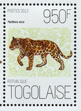 Wild Cats Stamp Leptailurus Serval Panthera Onca S/S MNH #5202-5204