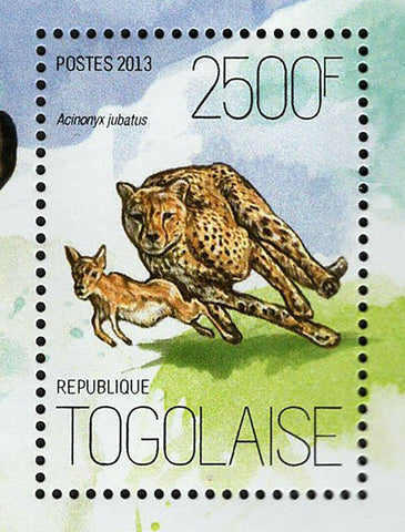 Predators Stamp Panthera Leo Aquila Rapax S/S MNH #5420 / Bl.905