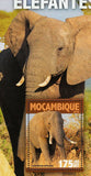 Elephants Stamp Loxodonta Africana Wild Animal Souvenir Sheet MNH #8353 /Bl.1110