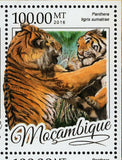 Big Cats Stamp Panthera Leo Nubica Tigris Sumatrae S/S MNH #8594-8597