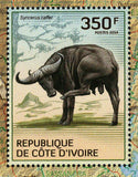 Buffalos Stamp Syncerus Caffer Wild Animal S/S MNH #1585