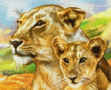 Lions Stamp Panthera Leo Souvenir Sheet MNH #5839 / Bl.1023