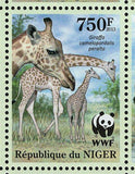 WWF - Giraffes Stamp Giraffa Camelopardalis Peralta S/S MNH #2142-2145