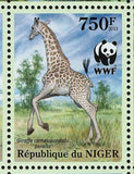 WWF - Giraffes Stamp Giraffa Camelopardalis Peralta S/S MNH #2142-2145