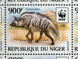 Hyena Stamp Hyaena Hyaena Wild Animal Souvenir Sheet MNH #3742-3745