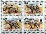 Hyena Stamp Hyaena Hyaena Wild Animal Souvenir Sheet MNH #3742-3745