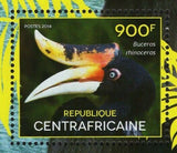 Rhinoceros Hornbill Stamp Birds Buceros Souvenir Sheet MNH #5080-5083