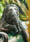 Elephants Stamp Elephas Maximus Souvenir Sheet S/S MNH #7334 / Bl.906