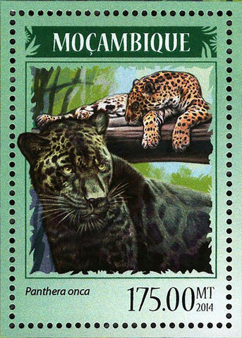 Jaguars Stamp Panthera Onca Souvenir Sheet MNH #7369 / Bl.913