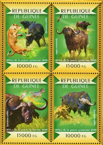 Buffalos Stamp Syncerus Caffer Souvenir Sheet MNH #10946 / Bl.2484
