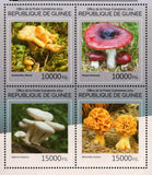 Mushrooms Stamps Cantharellus Cibarius Agaricus Bisporus S/S MNH #10662-10665