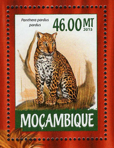Wild Cats Stamp Panthera Pardus Pardus Souvenir Sheet MNH #7974
