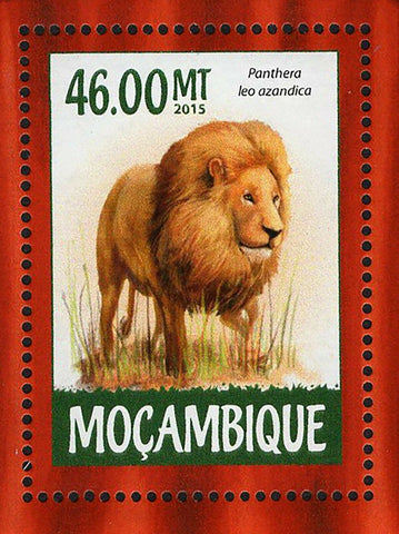Wild Cats Stamp Panthera Leo Azandica Souvenir Sheet MNH #7975