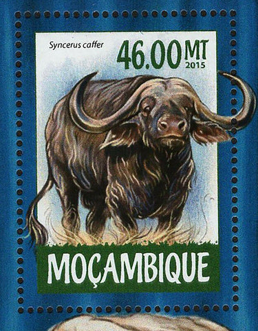 Buffalos Stamp Syncerus Caffer Souvenir Sheet MNH #7954