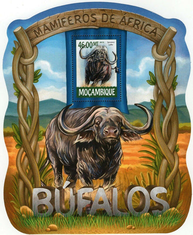 Buffalos Stamp Syncerus Caffer Souvenir Sheet MNH #7955