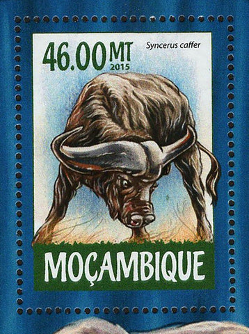 Buffalos Stamp Syncerus Caffer Souvenir Sheet MNH #7956