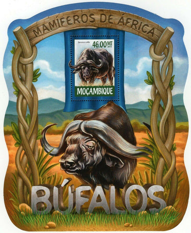 Buffalos Stamp Syncerus Caffer Souvenir Sheet MNH #7957