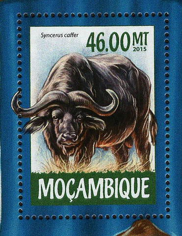 Buffalos Stamp Syncerus Caffer Souvenir Sheet MNH #7957