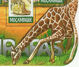 Giraffes Stamp Giraffa Camelopardalis Tippelskirchi S/S MNH #7320-7323