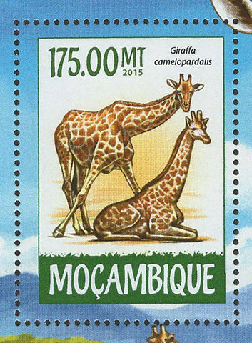 Giraffes Stamp Giraffa Camelopardalis Souvenir Sheet MNH #7963 / Bl.1032